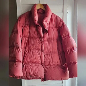 Uniqlo Ultra Light  Down Cocoon Parka Jacket Terracotta Lightweight size…